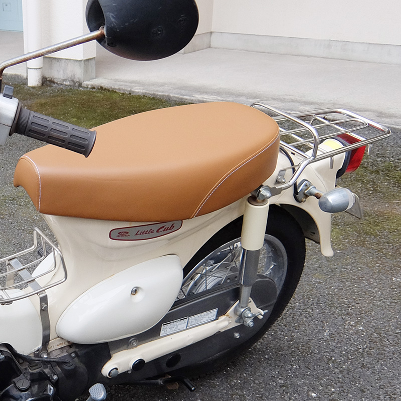 リトルカブのミディシートとリアキャリア